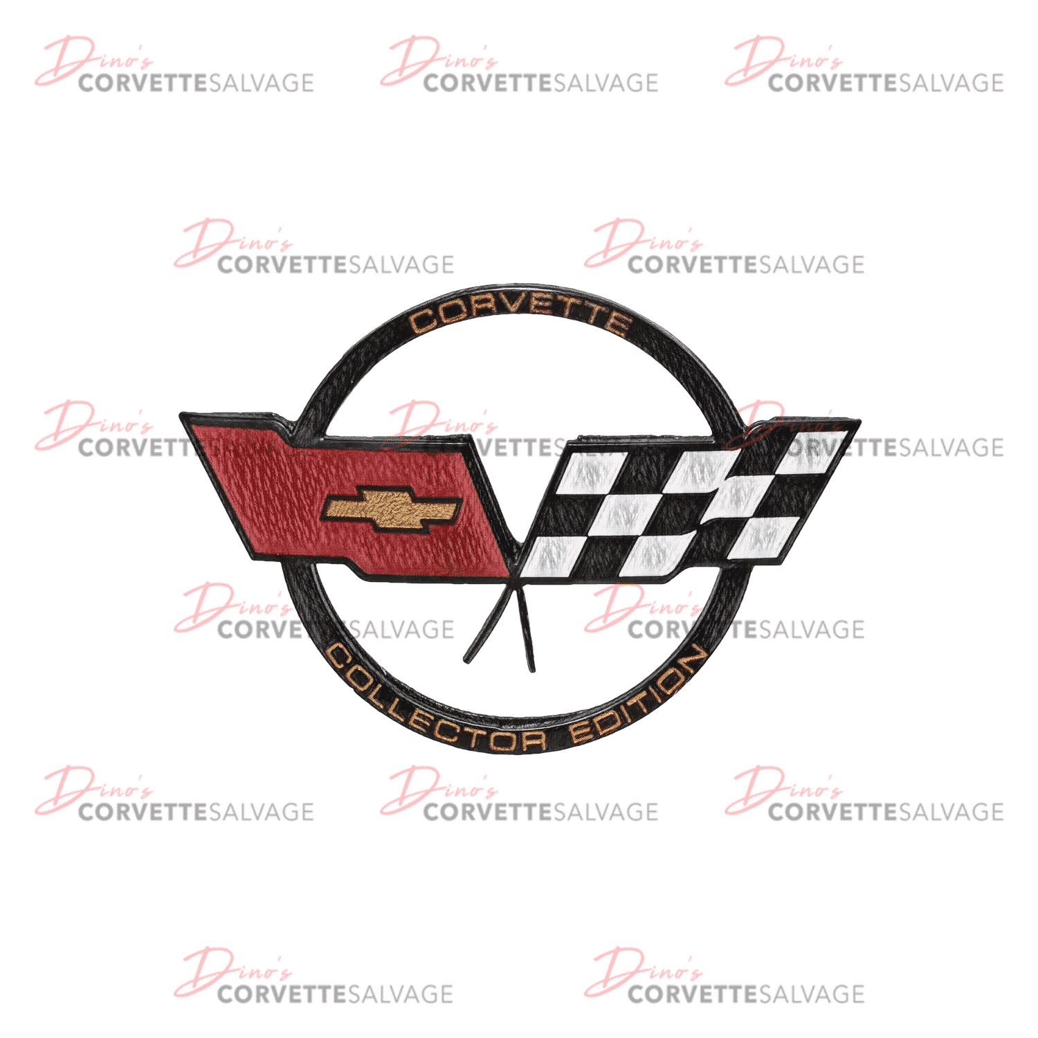 C3 Used Collector's Edition Front Nose Emblem 1982
