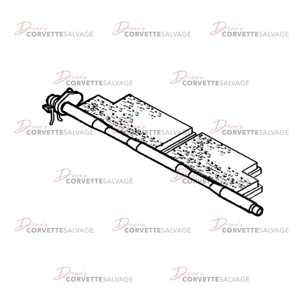 C5 Used HVAC Blend Door Mode Valve 1999-2004