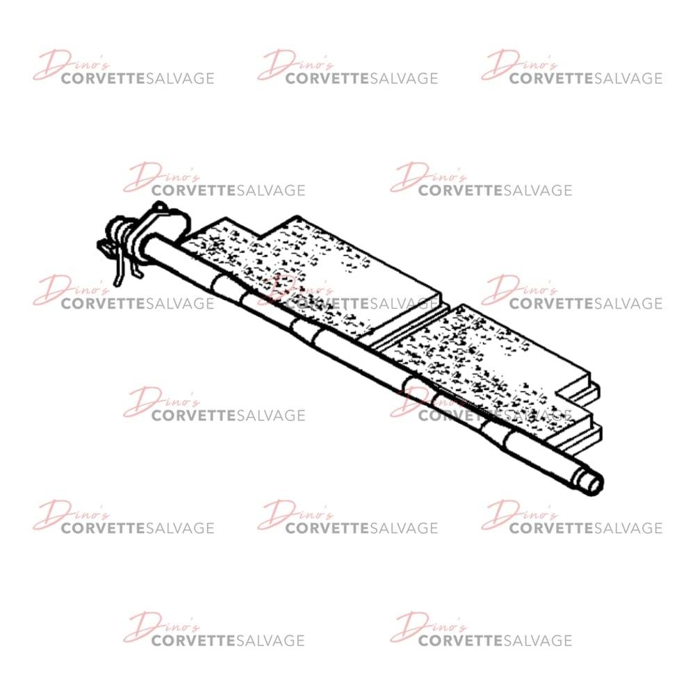 C5 Used HVAC Blend Door Mode Valve 1999-2004